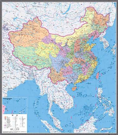 中国地图高清可放大100倍